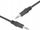 Kabllo audio Denmen DX03, stereo 3.5 mm jack në jack, 1 m, e zezë