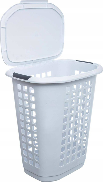 Кошница за алишта 5 Five Simply Smart Hugger, пластика 63L, бела