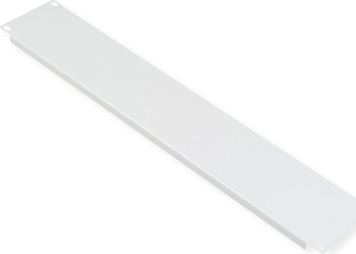 Panel i zbrazët Roline 2U, për rack 19", gri e çelët