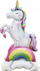 Balonë zbukuruese Godan Unicorn, folie, 94x52x43cm, shumëngjyrëshe