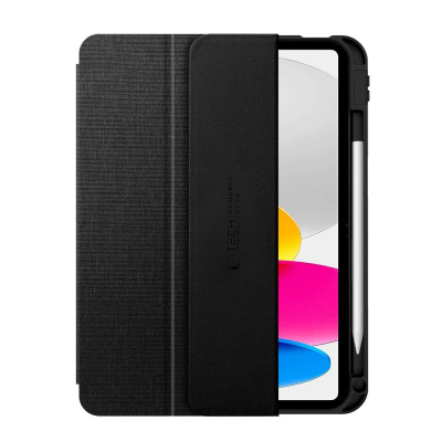 Këllëf tableti Tech-Protect SC Pen Canvas për iPad 10.9" 2022 dhe 11" 2025, me stand, me vend për Apple Pencil, i zi