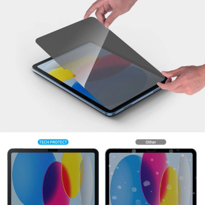 Заштитно стакло Tech-Protect Glass Spy+, iPad 10.9" 2022 11" 2025, приватност, црно