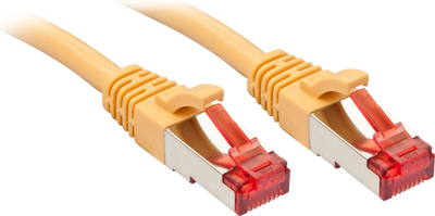 Kabllo Lindy Patchcord 47761, S/FTP, 0.5m, e verdhë