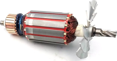 Rotor motori elektrik Dedra, spirale bakri, bërthamë metalike, ngjyrë shumë
