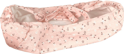 Kukull bebe NoName Collection, 46cm, me biberon dhe foleshë, rozë