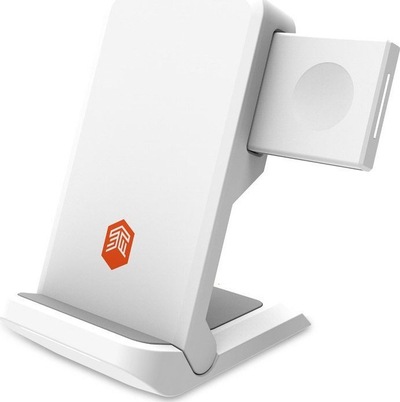 Karikues wireless 3 në 1 STM ChargeTree Go STM-931-322Z-01, palosës, me USB-C, gri
