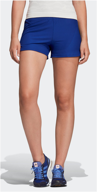 Pantallona të shkurtra sportive Adidas Ultra Knit CY5513, për femra, blu