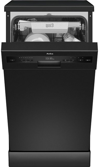 Enëlarëse Amica MV 438 DCB, 45 cm, 10 sete, klasa C, e zezë