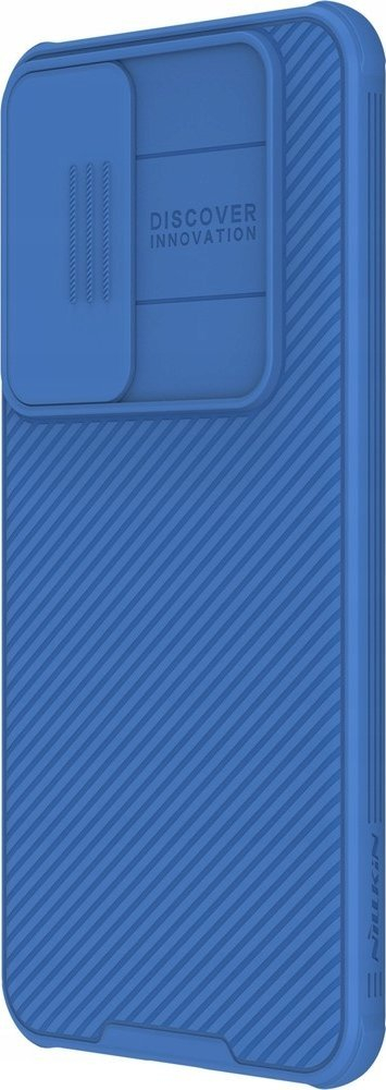 Mbulesë telefoni Nillkin CamShield Pro për Samsung Galaxy S24 Plus, mbrojtje me kapak kamere, TPU PC, blu