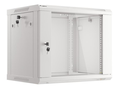 Kabinet muror Lanberg WF01-6409-10S, rack 19", 9U, gri