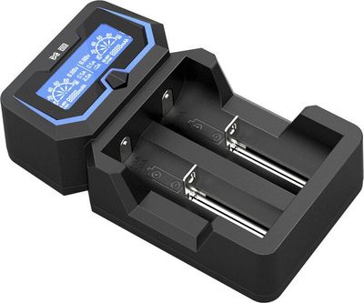 Karikues baterish Xtar X2, Li-ion, 2 vende, i zi