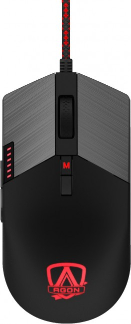 Гејминг глушец AOC AGON AGM700, USB, 16000 DPI, црн