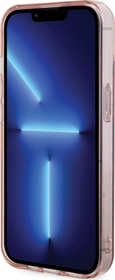 Mbulesë telefoni Karl Lagerfeld KLHMP15SHFCCNOP, për iPhone 15 14 13 6.1", MagSafe, rozë