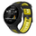 Rrip ore inteligjente Garmin G02, silikoni sportiv, universal, i zi e verdhë