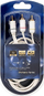Kabllo audio Micro Jack 2.5mm në 2x RCA, 1.5m, e zezë