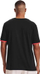 Bluzë sportive Under Armour Crest për burra, me mëngë të shkurtra, material i hollë i lehtë, e zezë