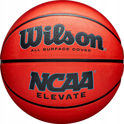 Top basketbolli Wilson NCAA Elevate WZ3007001XB, madhësia 6, për lojë brenda dhe jashtë, portokalli