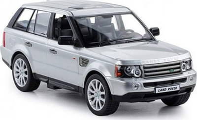 Lodër makinë me telekomandë Rastar, Land Rover Discovery 1:14 RTR, e argjendtë