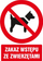 Shenjë ndaluese PROCERA Sign TDC BH-GC012BKPN, No entry with animals, e zezë