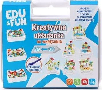 Set ndërtimi Artyk Creative Screw In Puzzle 128806, 218 copë, shumëngjyrësh
