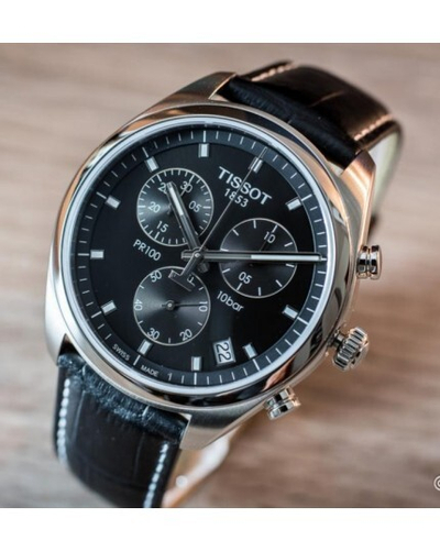 Orë dore Tissot PR 100 GENT CHRONOGRAPH T101.417.16.051.00