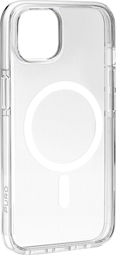 Kapotë mbrojtëse Puro LITE MAG PRO për iPhone 15, MagSafe, transparente