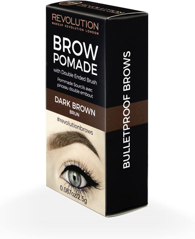 Pomadë për vetulla Revolution, Dark Brown, 2.5 g