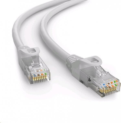 Мрежен кабел C-TECH Patchcord Cat6e, UTP, 30m, сив