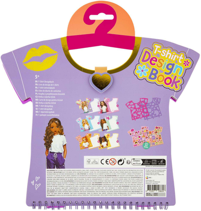 Libër kreativ CCG Besties T shirt Design Book, me ngjitëse, me shabllone, shumëngjyrësh