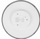 Plafonierë LED me sensor 295mm, 24W, 2400 lumen 4000K, e bardhë