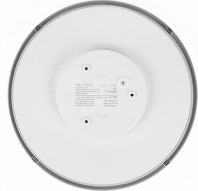 Plafonierë LED me sensor 295mm, 24W, 2400 lumen 4000K, e bardhë