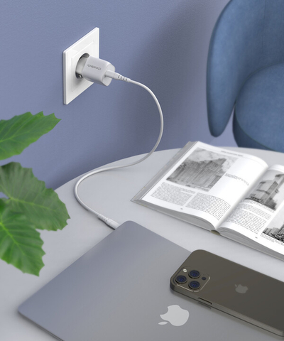 Karikues Choetech PD5007 GaN, USB-C, PD, 30W, i bardhë