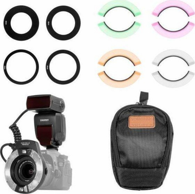 Blic unazë makro Yongnuo YN14EX II, TTL, për Canon EOS E TTL II, i zi