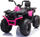 Quad elektrik për fëmijë Lean Cars JC333, 12V, dy motorë, rozë e zezë