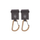Varëse çante karroce LÄSSIG Bag Hooks, set, të zeza