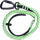 Rrip sigurie elastik Luna, me karabiner, 90–140 cm, jeshil