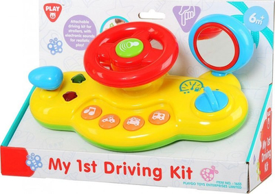 Играчка волан PlayGo My 1st Driving Kit, со електронски звуци, 6m+, шарена
