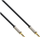 Kabllo audio InLine 99211I, Jack 3.5mm në 3.5mm, 1m, e zezë