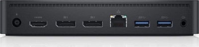 Docking station Dell, universal, me karikim të laptopit, i zi