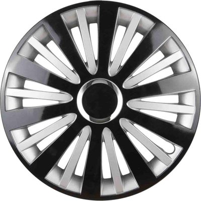 Kapakë rrote LEOPLAST FALCON CZ SR 15, 15", plastikë ABS, zi me argjend