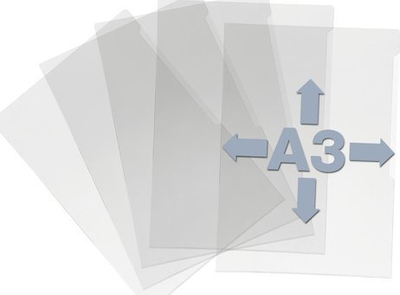 Xhepa plastikë Durable PREMIUM, A3, 10 copë, transparentë