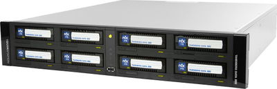 Pajisje backup Overland Tandberg RDX QuikStation 8, 8 bay, 2x 10Gb Ethernet, e zezë