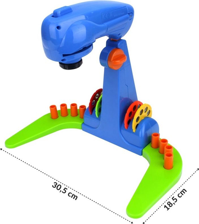 Играчка проектор за цртање INNI Draw, 32 слајда, за деца 3+, сина