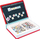 Lojë magnetike alfabeti polak Janod Magnetibook, puzzle magnetike, për fëmijë, shumëngjyrëshe