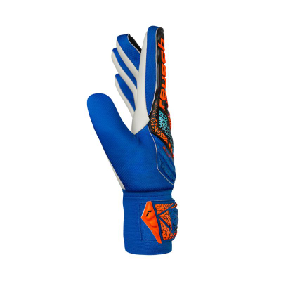 Doreza portieri Reusch Attrakt Starter Solid Jr, për kalamaj, latex sintetik, blu