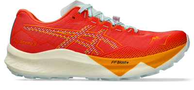 Atlete trail running Asics Fujispeed 3, FF BLAST PLUS, pllakë karboni, portokalli bezhë