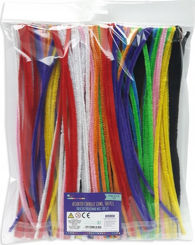 Set telash kreativë Creative Chenille Stems, 300 copë, shumëngjyrësh