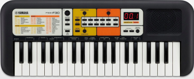 Tastierë digjitale Yamaha PSS-F30, 120 tinguj, 30 këngë, e zezë
