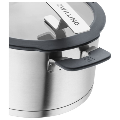 Set tenxhere Zwilling Simplify, set 4 copë, çelik inox, argjendtë