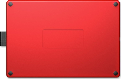 Tablet grafik Wacom One, 216 x 135 mm, 2540 lpi, i zi e kuqe